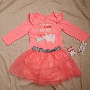 Baby onesie and skirt